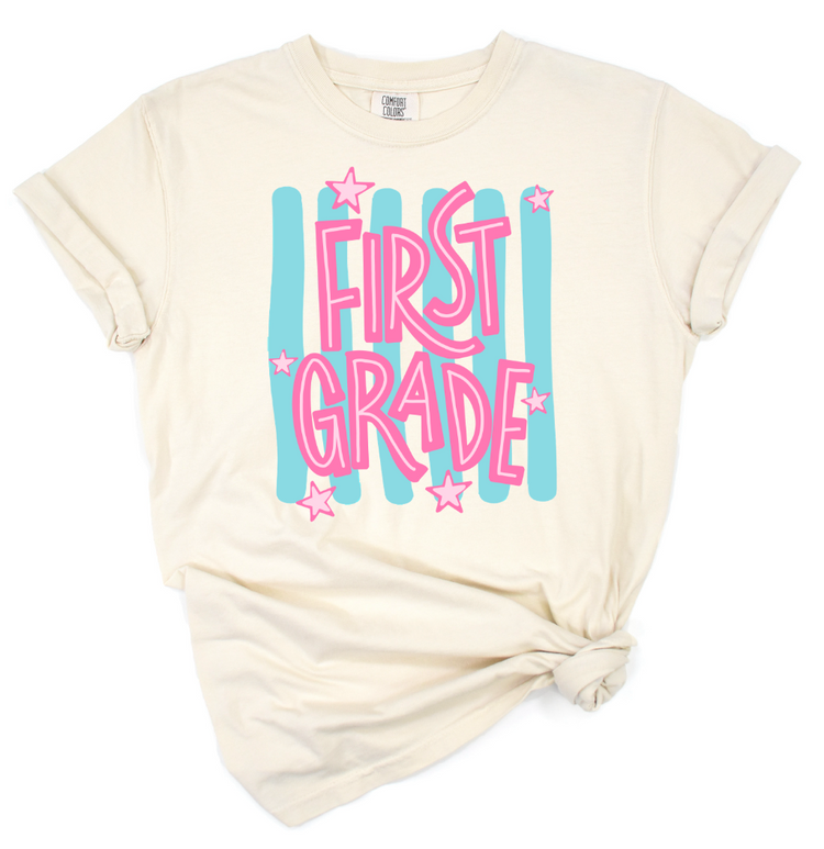 1st Grade Whimsy Stripes // Collection
