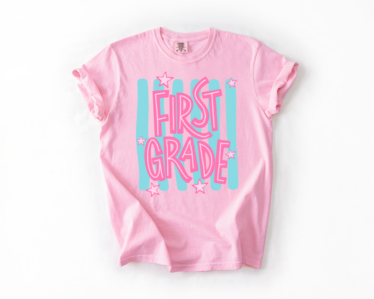 1st Grade Whimsy Stripes // Collection