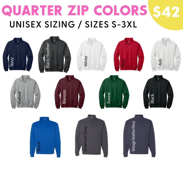 Custom OG Varsity // Quarter Zip