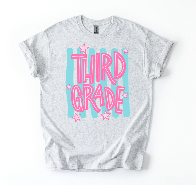 3rd Grade Whimsy Stripes // Collection