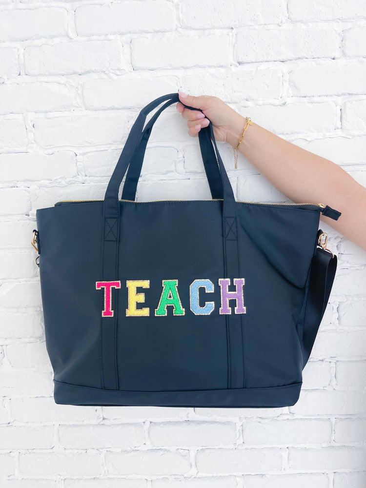 Teach Patch Tote