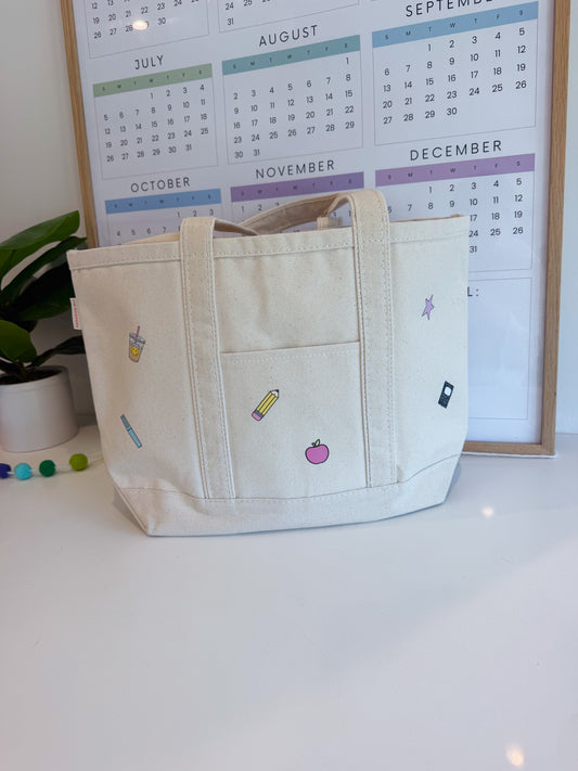 Teacher Icon Tote