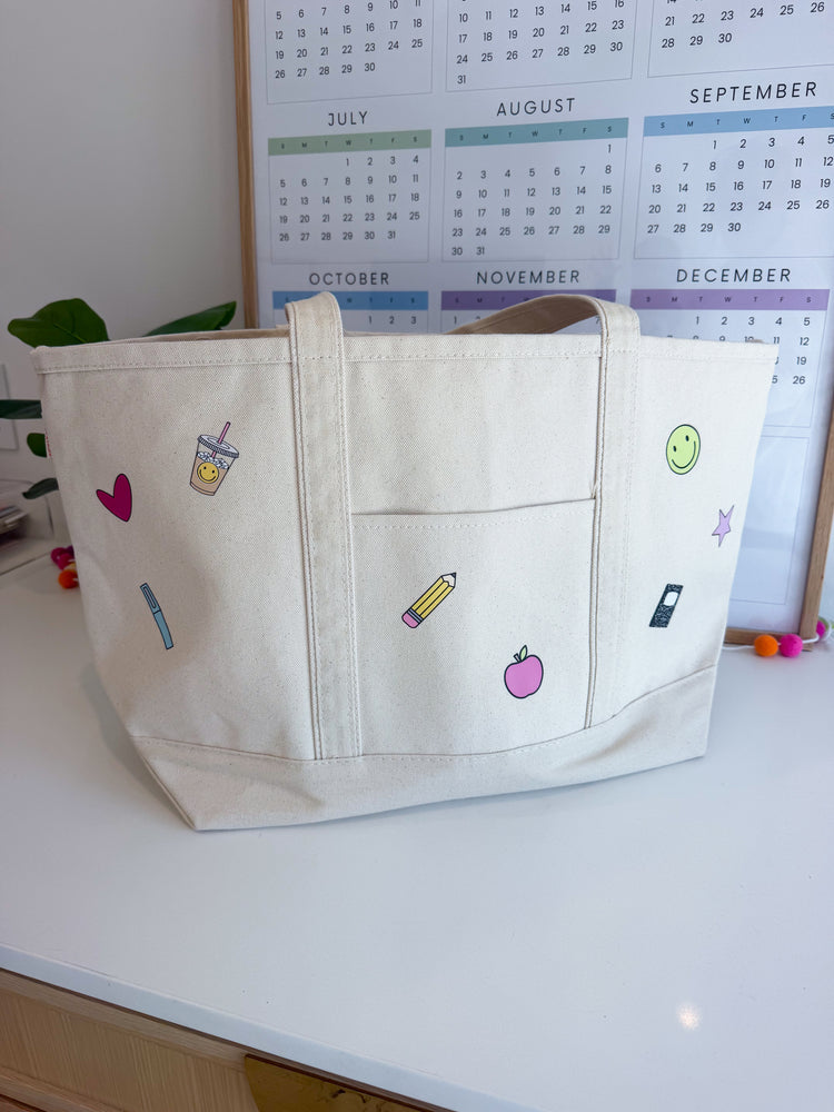 Teacher Icon Tote