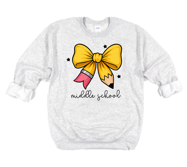 Middle School Pencil Bow // Collection
