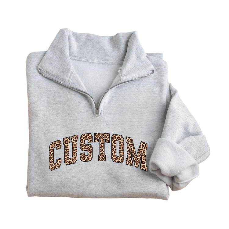 Custom Leopard Varsity // Collection
