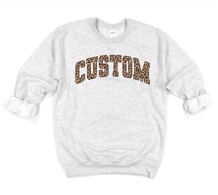 Custom Leopard Varsity // Collection