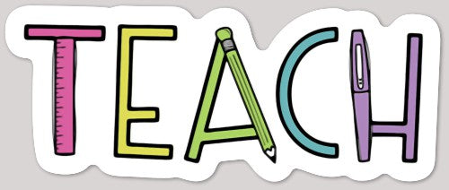 Teach Color Sticker