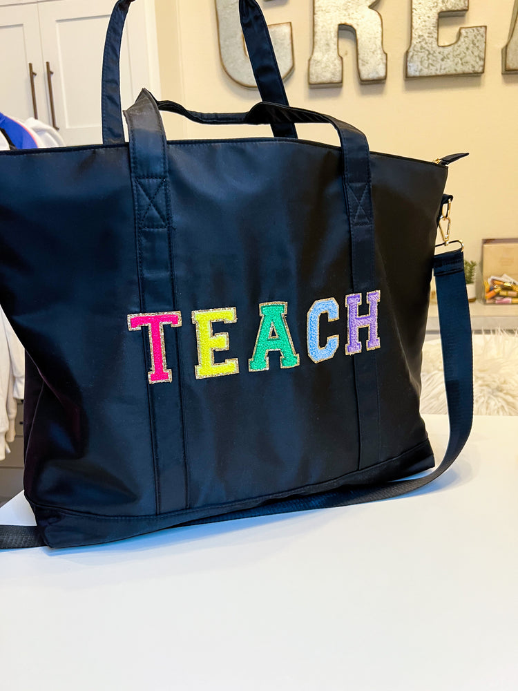 Teach Patch Tote