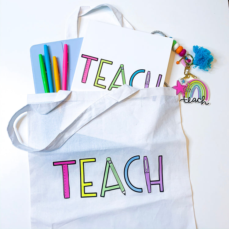 Teach Tote Bag