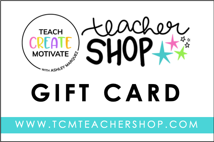 TCM Teacher Shop Gift Card