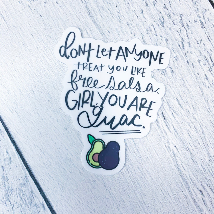 You are Guac Sticker