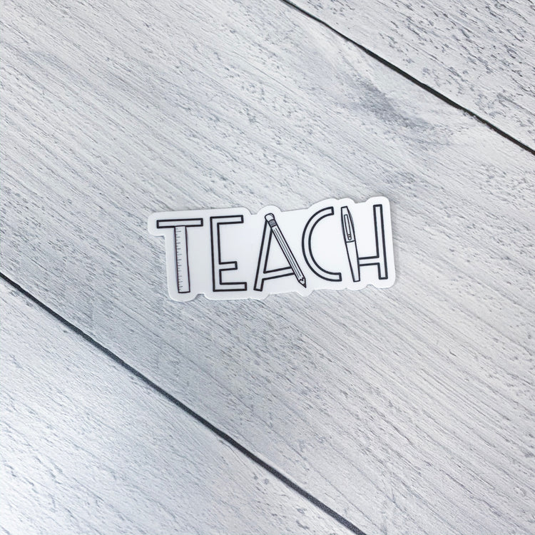 Teach Sticker