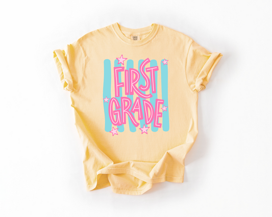 1st Grade Whimsy Stripes // Collection