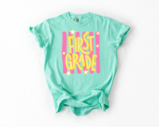 1st Grade Whimsy Stripes // Collection