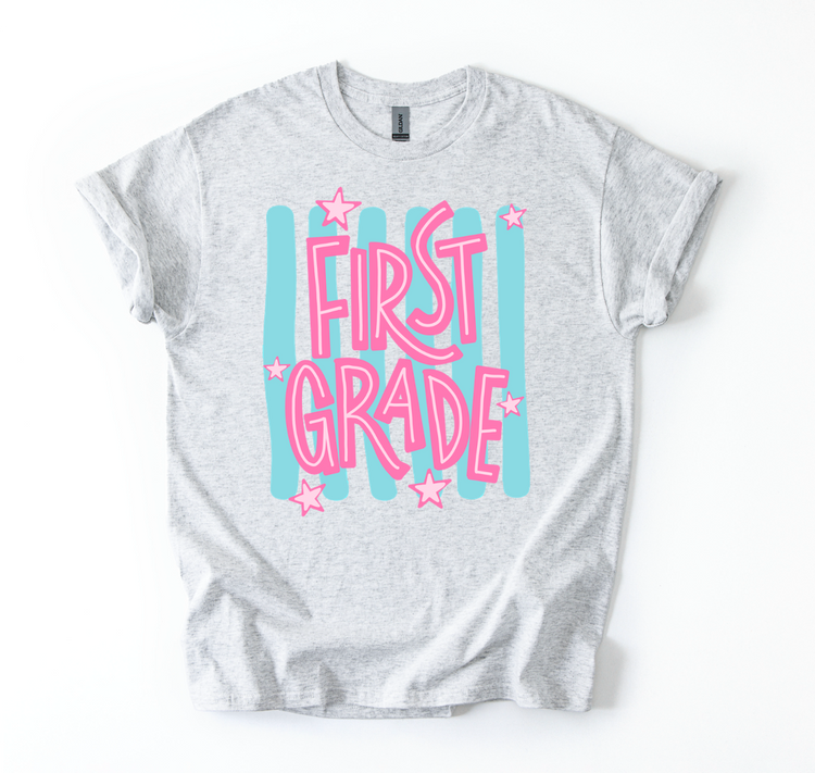 1st Grade Whimsy Stripes // Collection