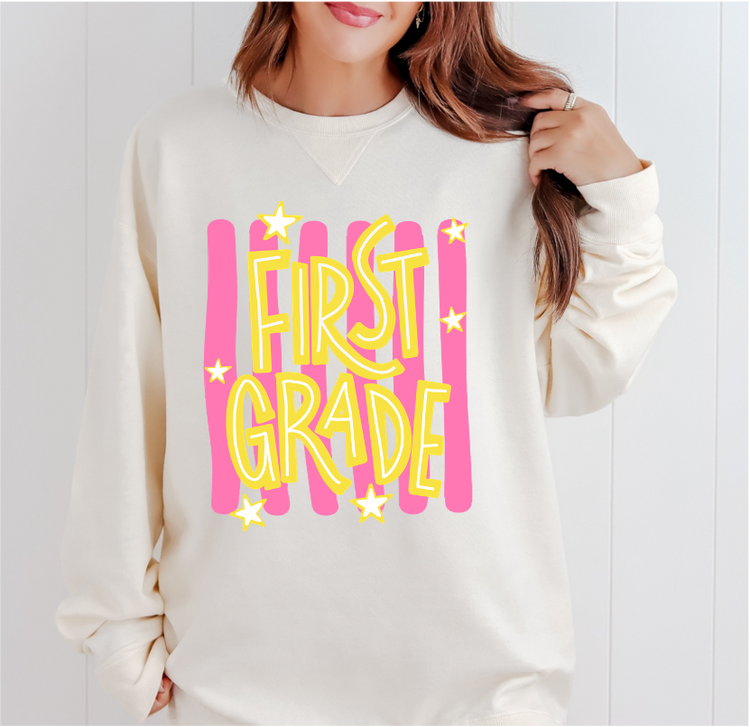 1st Grade Whimsy Stripes // Collection