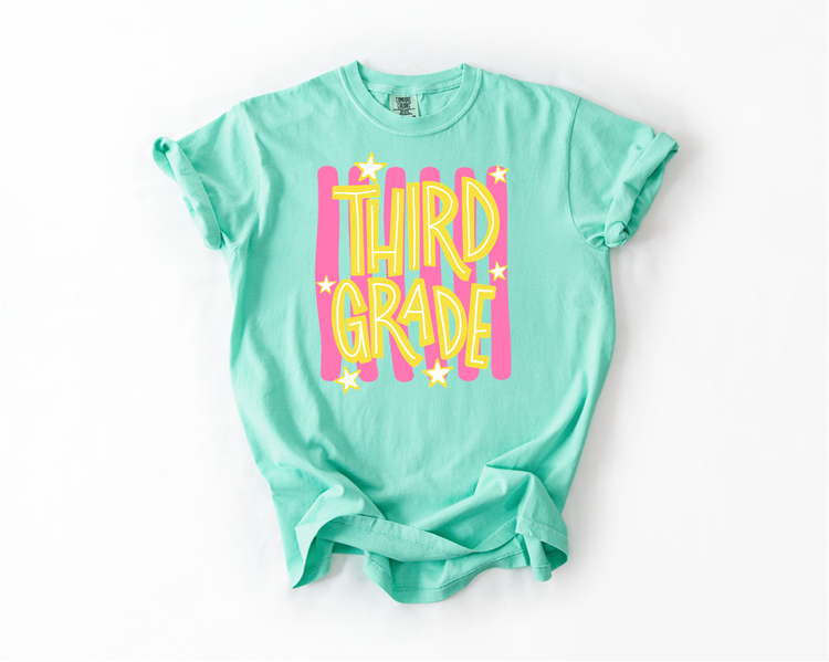 3rd Grade Whimsy Stripes // Collection