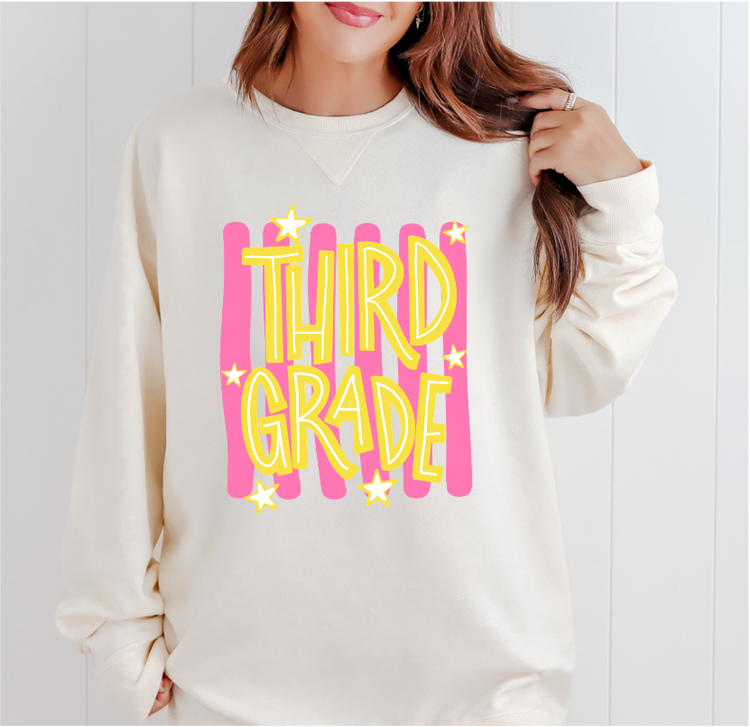 3rd Grade Whimsy Stripes // Collection