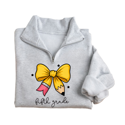 Fifth Grade Pencil Bow // Collection