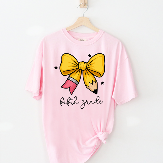 Fifth Grade Pencil Bow // Collection