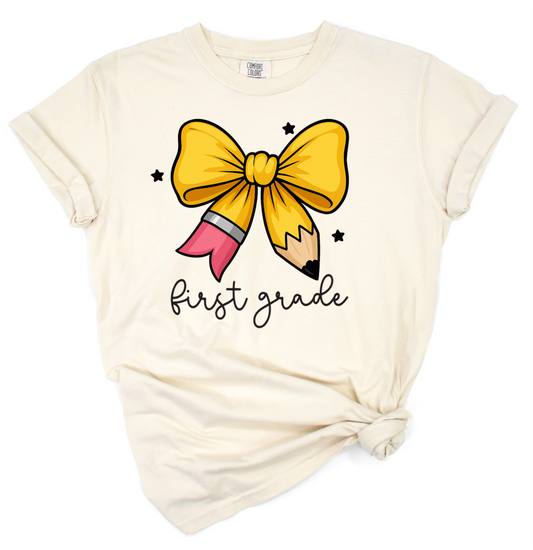 First Grade Pencil Bow // Collection