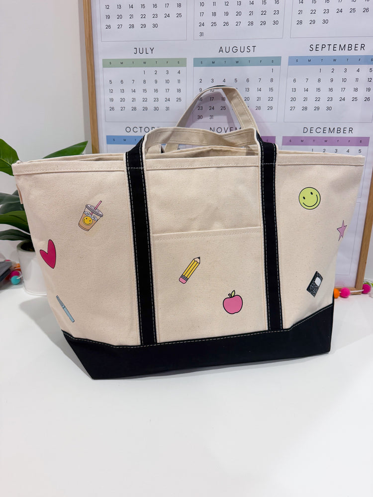 Teacher Icon Tote
