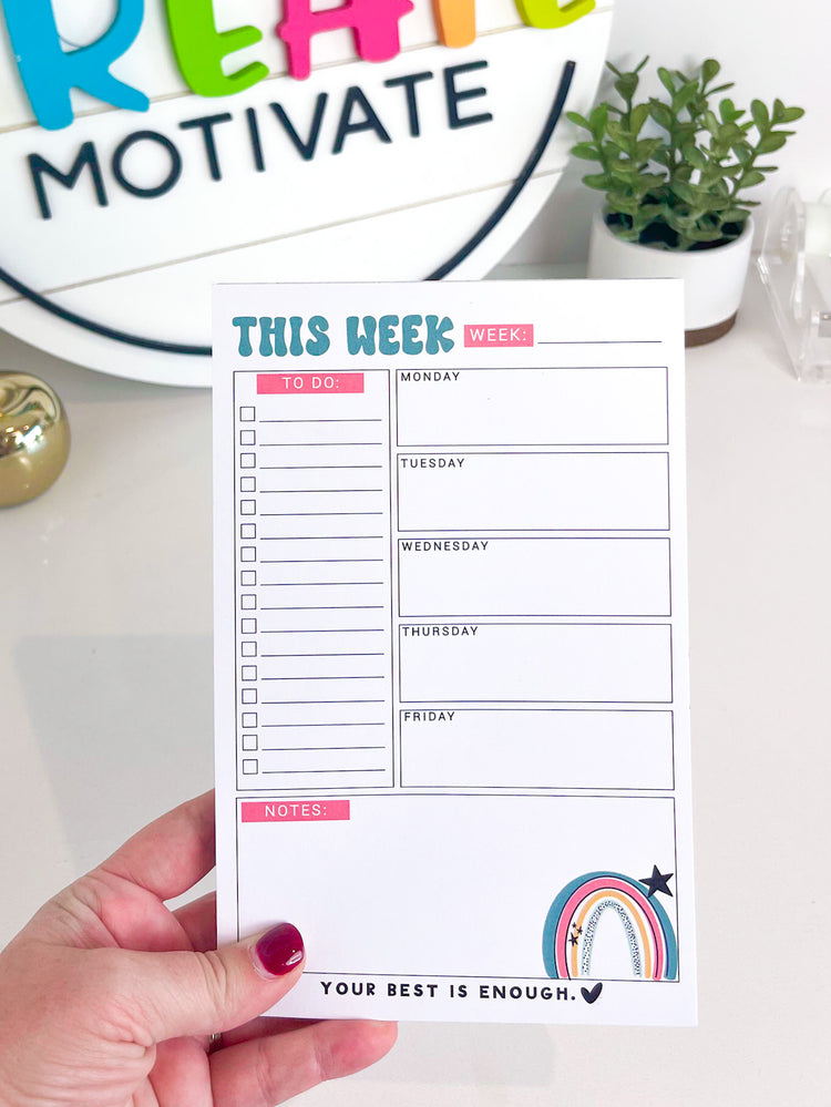 Weekly Notepad