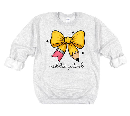 Middle School Pencil Bow // Collection