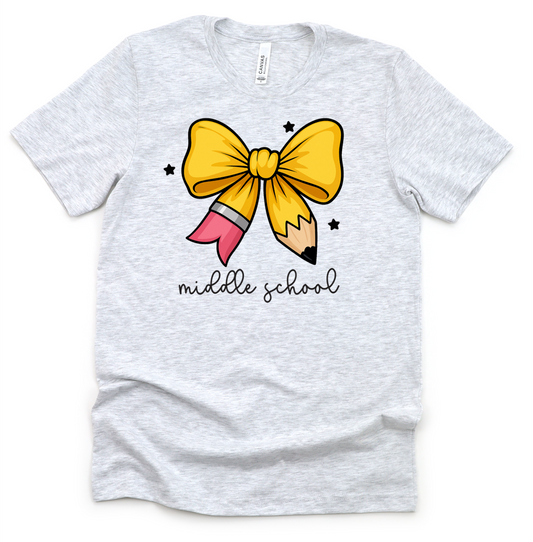 Middle School Pencil Bow // Collection