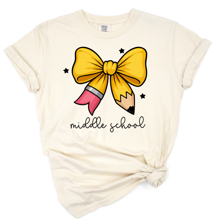 Middle School Pencil Bow // Collection