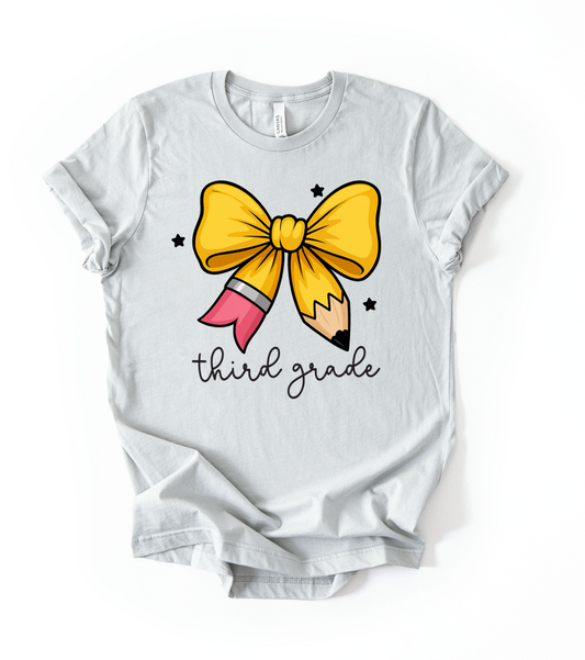 Third Grade Pencil Bow // Collection