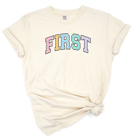 1st Grade Gingham Polka Dot // Collection