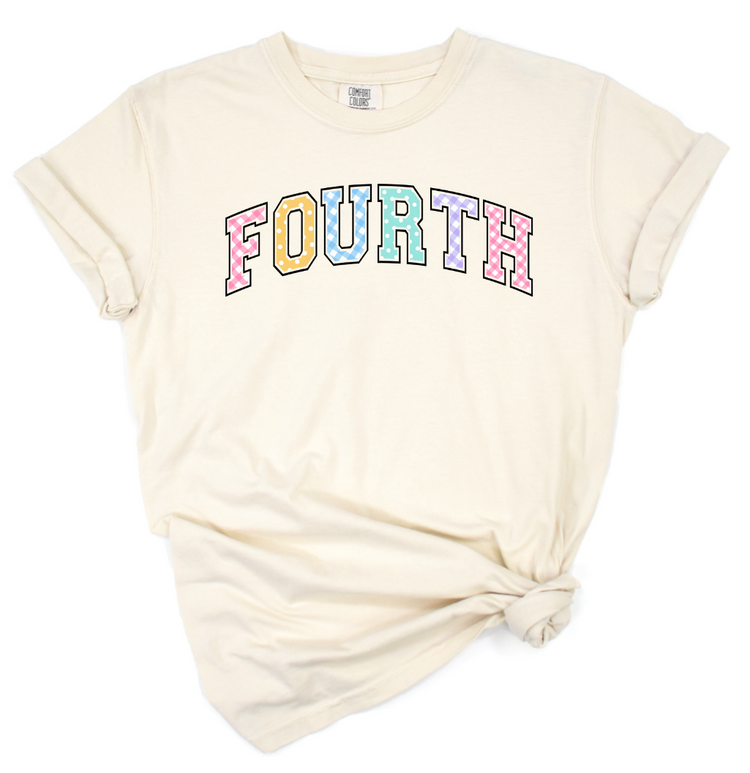 4th Grade Gingham Polka Dot // Collection