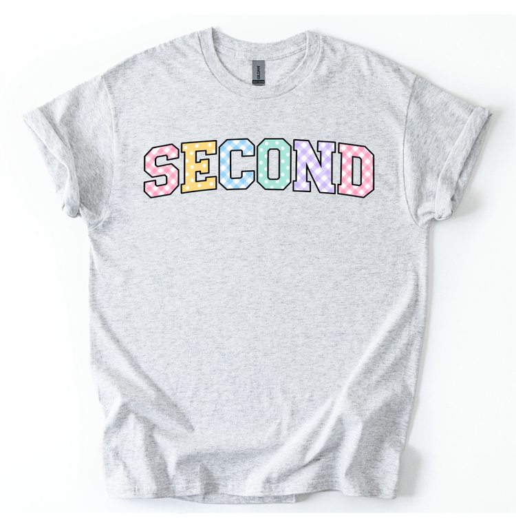 2nd Grade Gingham Polka Dot // Collection