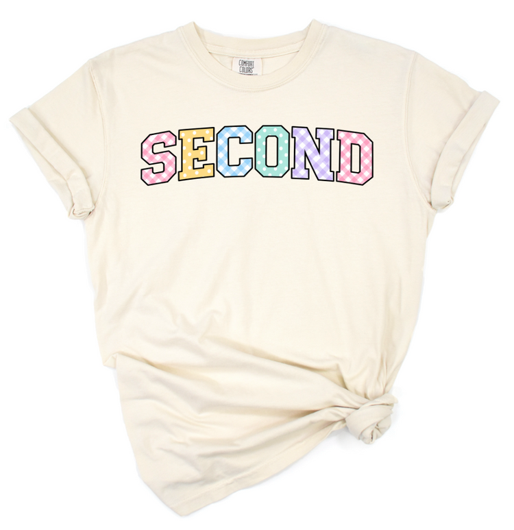 2nd Grade Gingham Polka Dot // Collection
