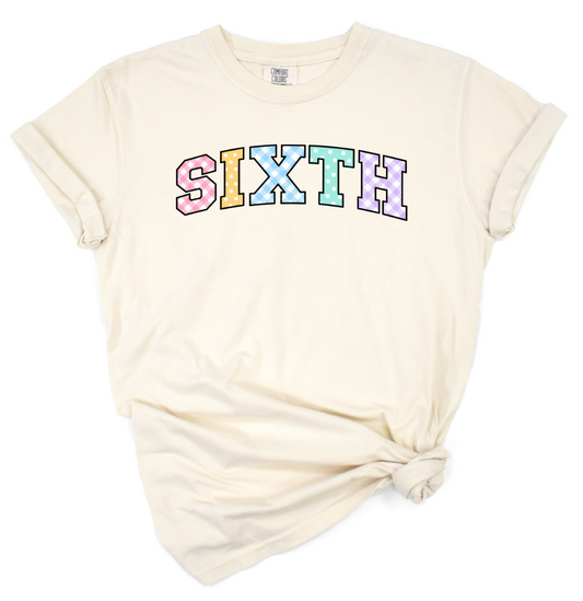 6th Grade Gingham Polka Dot // Collection