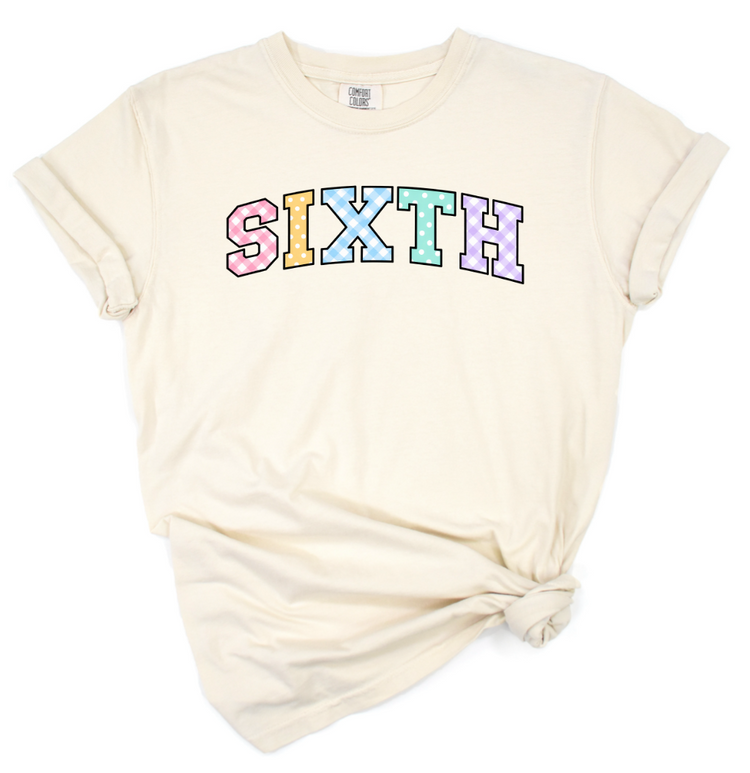 6th Grade Gingham Polka Dot // Collection